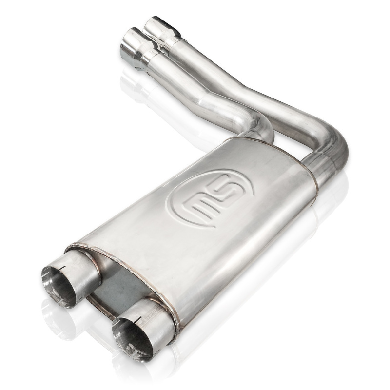 Ford SVT Lightning Performance Exhaust - Stainless Works - Catback, Dual Inlet/Outlet Chambered Muffler - `99-`04